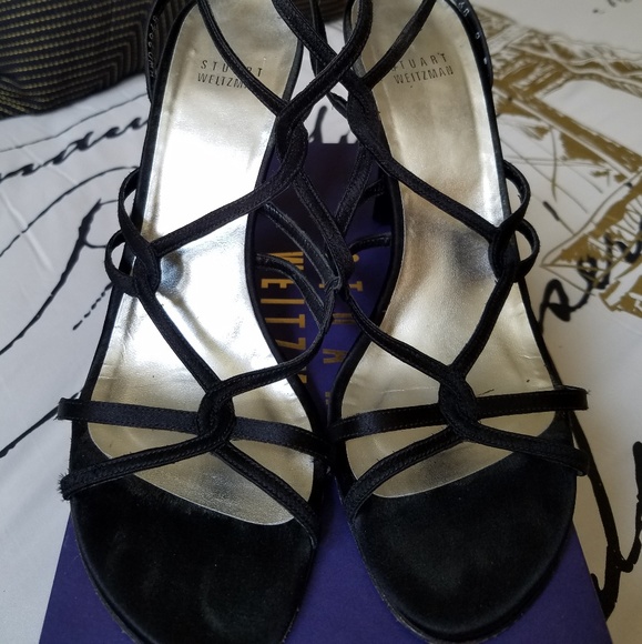 Stuart Weitzman Satin Sandal - Picture 8 of 8